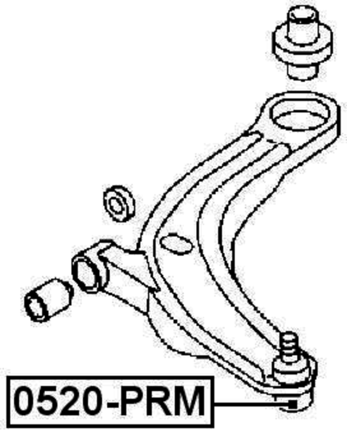 Ball Joint Front Lower Arm For Mazda Mpv Lw 1999-2006