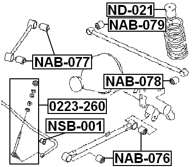 2003 Nissan pathfinder trailing arm bushings #6
