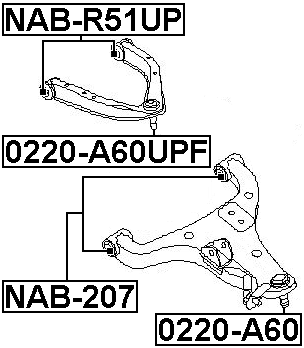 Nissan titan a arm bushings