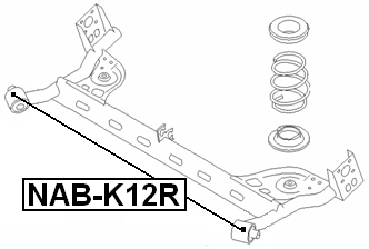 2007 Nissan versa subframe bushings