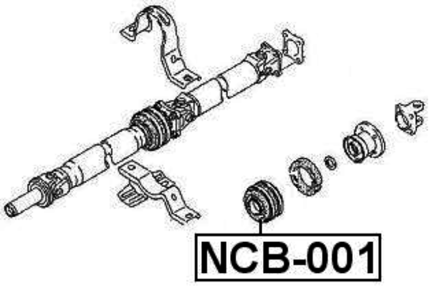 1989 Nissan pickup drive shaft #2