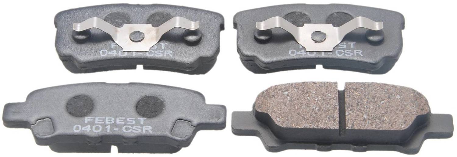 Disc Brake Pad Set-Semimetallic Front Febest 0401-EAF