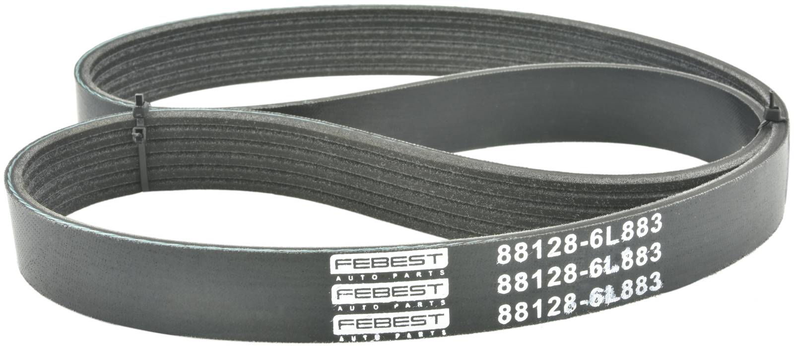 Poly-V Belt 6 Ribs Febest 88128-6L883 Oem 25183023
