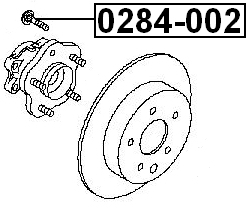 2005-2012 Wheel Bolt Lug Nut For Nissan Tiida C11