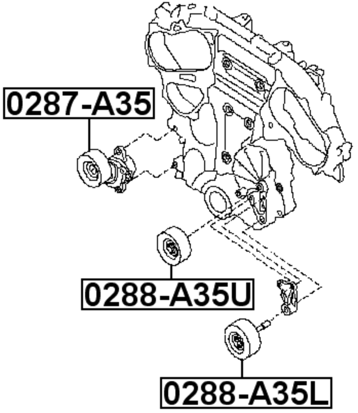 Engine Timing Belt Tensioner Bearing Cl32 Standard For 2008 Nissan Altima Ebay